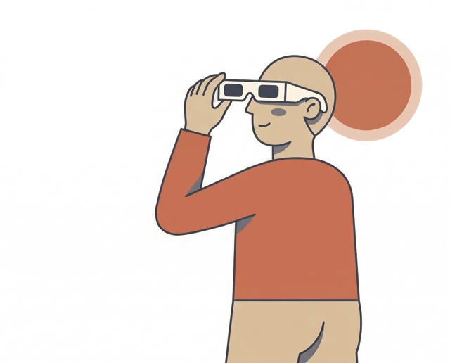 Back to the Sun, put your glasses on